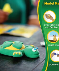 Crayola Model Magic White, Modeling Clay Alternative, Kids Art Supplies, 2 lb. Bucket, Gifts For Kids 34 71dfS6wavL