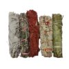 CircuitOffice Set of 5 Sage Smudge Stick Sampler: White Black Blue Cedar Dragons Blood 32 71dfhq73m5L