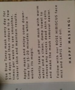 HERBIVORE Blue Tansy BHA & Enzyme Pore Refining Mask - Naturally Clarifies Acne, Blemishes & Redness, Vegan & Cruelty-Free, 60 mL / 2.02 oz 24 71dfmkGw5EL