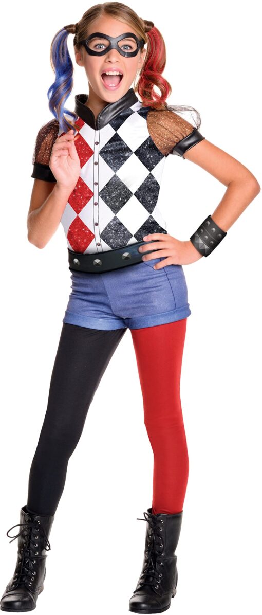 Rubie's DC Superhero Girl's Harley Quinn Costume, Large