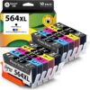 Smart Ink Compatible Ink Cartridge Replacement for HP 564 XL 564XL High Yield 10 Combo Pack (2 Black, 2PBK & 2 C/M/Y) for Photosmart 6525 6520 7520 5520 7510 5510 7525 DeskJet 3520 3522 OfficeJet 4620 59 71dgW6dCKhL