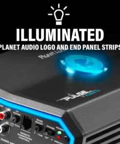Planet Audio PL3000.1D Pulse Series Car Audio Amplifier – 3000 High Output, Monoblock, Class D, 1 Ohm Stable, Low Level Inputs, Low Pass Crossover, Mosfet Power Supply, Hook Up To Stereo and Subwoofer 3000 Watt Monoblock 20 71dgyOWnqL