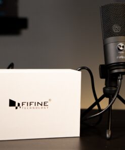 FIFINE USB Microphone, Metal Condenser Recording Microphone for Laptop MAC or Windows Cardioid Studio Recording Vocals, Voice Overs,Streaming Broadcast and YouTube Videos-K669B Black 36 71dgzB6rUL