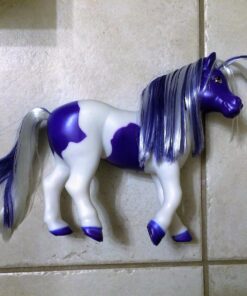 Breyer Color Changing Bath Toy | Ella the Horse | Purple / White with Surprise Pink Color | 7" x 7.5" |Ages 2+ | Model #7107 Ella Horse 19 71dhCofsHfL