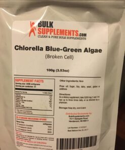 BulkSupplements.com Chlorella Powder - Green Superfood Powder - Greens Supplements - Chlorophyll Powder - Greens Powder - 3g per Serving, Broken Cell Wall (250 Grams - 8.8 oz) 8.8 Ounce (Pack of 1) 29 71dhN2bf0zL