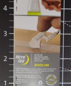 Nite Ize DoohicKey Keychain Multi Tool, Stainless-Steel 5-in-1 Multi Tool With Bottle Opener + Carabiner Clip, Black 1 Count (Pack of 1) 39 71dhdN3bFDL