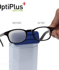 OptiPlus Anti Fog Lens Wipes l Pre-Moistened l Cleaning Wipes for Glasses, Unisex Adult Computer & Laptops/Watch Screens, Smart Phones, Optical Lens, Goggles l Quick-Dry & Scratch-Free l 100 Count 22 71dhsJbzgnL