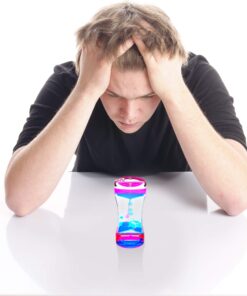 Big Mo's Toys Liquid Motion Bubble Timer - Rectangular Sensory Relaxation Water Toy - Assorted Colors, 1 Piece 8 71diYs5yVQL