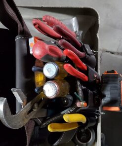 McGuire-Nicholas 526-CC Brown Professional Electrician'S Pouch, oil tanned leather 35 71div88ZYOL