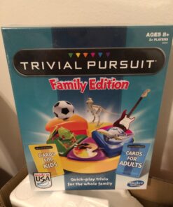 Hasbro Gaming Trivial Pursuit Game: Family Edition Board Game, Family Trivia Games for Adults and Kids, 2+ Players, Ages 8+ (Amazon Exclusive) Limited edition 29 71dju0ivyL