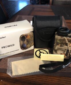 TecTecTec ProWild Hunting Rangefinder 6X Magnification, up to 540 Yards Laser Range Finder for Hunting with Range Scan, Speed Mode, CR2 Battery, and High-Precision Fast Measurements - Camo 19 71dk3GgnC4L