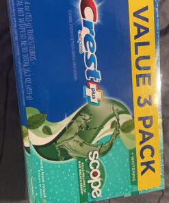 Crest + Scope Complete Whitening Toothpaste, Minty Fresh, 5.4 Oz (Pack of 3) Pack of 3 27 71dkh THdQL