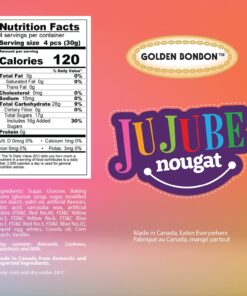 Jujube Nougat Italian Chewy Candy Pouch 6oz 6 Ounce (Pack of 1) 21 71dlRt0UCL
