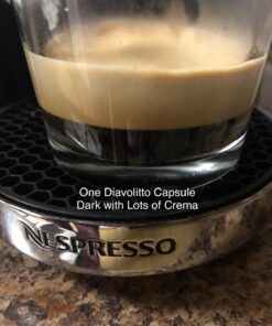 Nespresso Capsules VertuoLine, Diavolitto, Dark Roast Espresso Coffee, 10 Count (Pack of 5), Brews 1.35oz (VERTUO LINE ONLY) 10 Count (Pack of 5) 43 71dlrxGsRJL