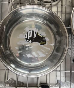 MidWest Homes for Pets Snap'y Fit Food Bowl | Pet Bowl, 20 oz. (2.5 cups) | Dog Bowl Easily Affixes to a Metal Dog Crate, Cat Cage or Bird Cage | Pet Bowl Measures 6L x 6W x 2H Inches,Silver 20 Ounces (2.5 cups) 44 71dm0fzJLdL