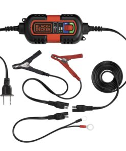 BLACK+DECKER BM3B Fully Automatic 6V/12V Battery Charger/Maintainer with Cable Clamps and O-Ring Terminals 25 71dmA1kiDgL