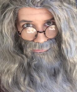 Rubies The Hobbit Gandalf Beard Costume Wig Kit- One Size 28 71dmwJn6qdL