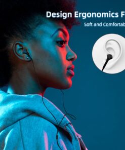 Earbuds Wired with Microphone Pack of 5, Noise Isolating Wired Earbuds, Earphones with Powerful Heavy Bass Stereo, Compatible with Any Devices with 3.5mm Interface 23 71dn pSCj3L