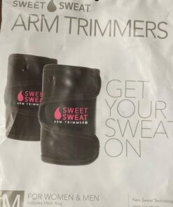 Sports Research Sweet Sweat Arm Trimmers for Men & Women | Increases Heat & Sweat Production to The Bicep Area Pink Medium 38 71dnPY4OYzL