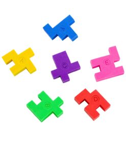 12 Pack Colorful Puzzle Erasers Miniature Pencil Erasers Children Party Favors, Classroom Student Prize Packs, Brain Teasers 15 71doLqfk5RL
