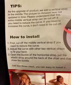 kingphenix Lumbar Support (2 Pack) with Breathable Mesh, Suit for Car, Office Chair Mesh - Black 42 71dodkSIflL