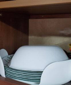 Camco Stack-A-Plate- Easily Organize, Store and Protect Plates During Travel, Non- Slip Backing, Simply Dispense Plates During Later Use, Great For RVs - White (43601) 25 71dolnAMOIL