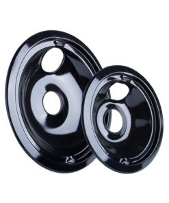 Range Kleen P119204XN 4 Pack Style B Black Porcelain Drip Bowls 2 Small 6 Inch and 2 Large 8 Inch 23 71dpUsFUJ3L