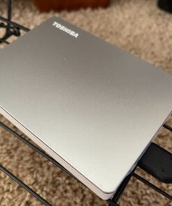Toshiba Canvio Flex 4TB Portable External Hard Drive USB-C USB 3.0, Silver for PC, Mac, & Tablet - HDTX140XSCCA USB-C & USB 3.0 28 71dpYvCnY5L