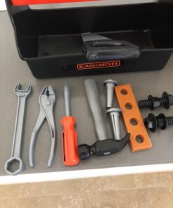 BLACK+DECKER Jr. My First Tool Box - 14 Piece Set 20 71dpbT OWAL