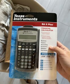 Texas Instruments BA II Plus Financial Calculator, Black Medium 17 71dpr6vuRVL