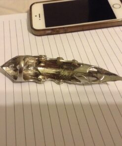 PiercingJ Men's Knuckle Joint Full Finger Double Ring Punk Rock Gothic Hinged Activity Rings Halloween Cosplay Costume Accessories Jewelry Armor#07 50 71drBZxdKdL 1