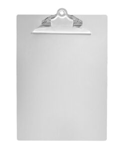 Amazon Basics Aluminum Clipboard, Letter Size, Standard Clip, 6-Pack, Silver 9 71drYLRVn9L