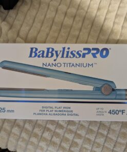 BaBylissPRO Nano Titanium Flat Iron Hair Straightener, 1" Digital Hair Straightener Iron for Professional Salon Results and All Hair Types 49 71dsSqH4ZJL