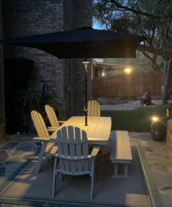 OYOCO Warm White Patio Umbrella Light 3 Brightness Modes Cordless 28 LED Lights at 200 lumens 4 x AA Battery Operated,Umbrella Pole Light for Patio Umbrellas,Camping Tents 42 71dsfuhWUGL