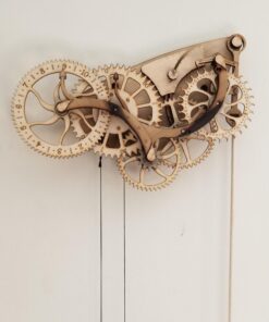 Abong Laser-Cut Mechanical Wooden Pendulum Clock - 3D Clock Puzzle Model Kit - DIY Wooden Clock Kit 27 71dsuAlXFKL