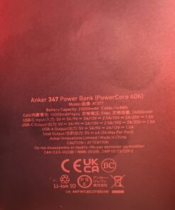 Anker Portable Charger, Power Bank, 40,000mAh 30W Battery Pack with USB-C High-Speed Charging, for MacBook, iPhone iPhone 15/15 Plus/15 Pro/15 Pro Max, iPhone14/13/12 Series, Samsung Galaxy, iPad black 44 71dtcMPz53L