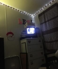 YIHONG 4 Set Fairy Lights Battery Operated Christmas String Lights with Remote Timer for 8 Modes Twinkle Lights 16.4 feet 50 LED Firefly Lights -White 51 71duFBdI5kL