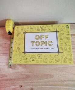 OFF TOPIC Party Game for Adults - Fun Adult Board Games for Groups of 2-8 Players - Hilarious Game Night Card Game for Friends, Family & More Yellow 46 71duqfezPL