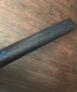 Amazon Basics High-Density Round Foam Roller for Exercise, Massage, Muscle Recovery Blue Speckled 36-Inch 35 71dusBTCNkL