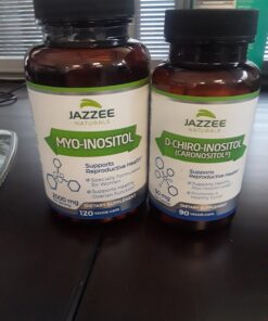Zazzee Myo-Inositol Capsules, 2000 mg per Serving, 120 Vegan Capsules, Ideal Dosage for 40:1 Ratio, 100% Vegetarian, Hormone Balance & Healthy Ovarian Function Support, All-Natural and Non-GMO 41 71dv2FhGlpL
