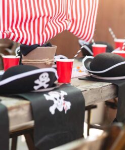 Super Z Outlet Black Polyester Pirate Theme Loot Treasure Backpacks Bags with Drawstring Closure & Skull Design for Birthday Party, Children Event Decoration, Favors, Toy Goody Gifts (12 Pack) 13 71dv3EKZzoL