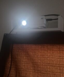 Updated Mini Projector with Bluetooth and Projector Screen, 9500Lumens Full HD 1080P Portable Video Projector, Home Theater Movie Projector Compatible with HDMI,USB,AV,Laptop,Smartphone 63 71dvFqFNbWL