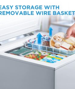 Midea MRC04M3AWW, White 3.5 cu. ft. Mini Freezer, Cubic Feet 3.5 Cubic Feet 41 71dvZFRQT8L