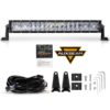 Auxbeam 22 Inch LED Light Bar Curved 120W LED Off Road Driving Lights Spot Flood Combo Fog Lamp 5D Lens with Wiring Harness for Pickup Car Trucks SUV ATV UTV Offroad Vehicle 22 Inch Curved Led Bar 33 71dvg7SwnkL