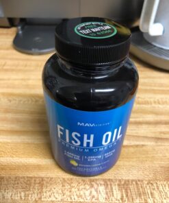 Triple Strength Omega 3 Fish Oil | 3600 mg EPA & DHA | Over 2,000mg of Omega-3 Fatty Acids | Over 1,200mg EPA + 800mg DHA | Best Essential Fatty Acids | Premium Burpless Softgel Supplements (120 Ct) Essential Fatty Acid Combinations 120 Count 30 71dw2hqKuPL 2