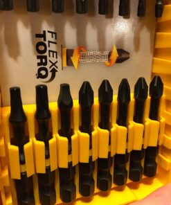 DEWALT Screwdriver Bit Set, Impact Ready, FlexTorq, 40-Piece (DWA2T40IR) 40-Piece Impact Ready Set 68 71dxDEp9OzL