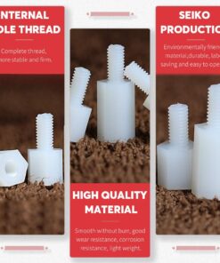 Hilitchi 120pcs M2 Male Female Nylon Hex Spacer Standoff Screw Nut Assortment Kit (Nylon M2) Nylon - M2 10 71dxIowPv9L