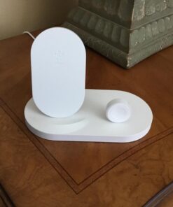 Belkin 3-In-1 Wireless Charging Station - Fast Wireless Charging For Apple Iphone 14, Iphone 13 & Iphone 12 Series & Apple Watch (All Series) - With Additional USB A Port For Multiple Devices (White) White Charging Dock 39 71dxLO7anBL 1