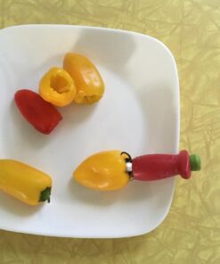 Chef'n Original Stem Gem Strawberry Huller, Red/Green - 44 71dyx5YYY0L