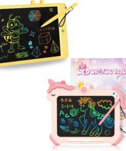 KOKODI Kid Toys LCD Writing Tablet, Colorful Toddler Drawing Pad Doodle Board Erasable, Educational Learning Toys Birthday Gifts for Girls Boys Age 3 4 5 6 7 8